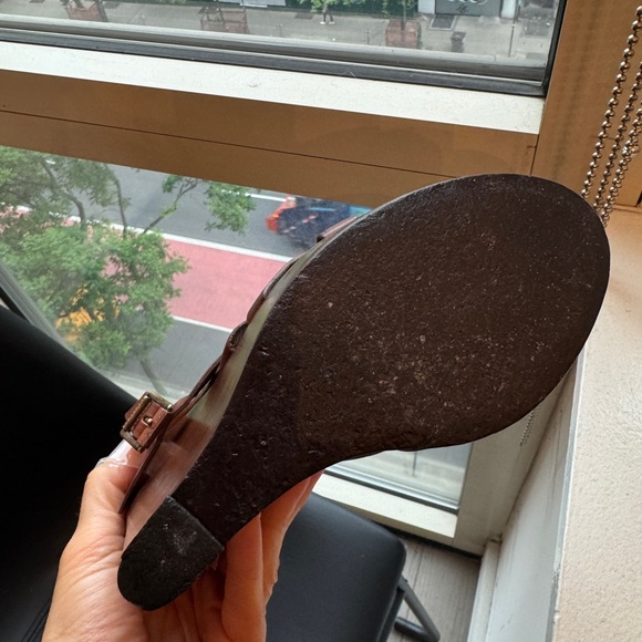 Burberry Women's Brown Leather Sandals wedges - Picture 5 of 11